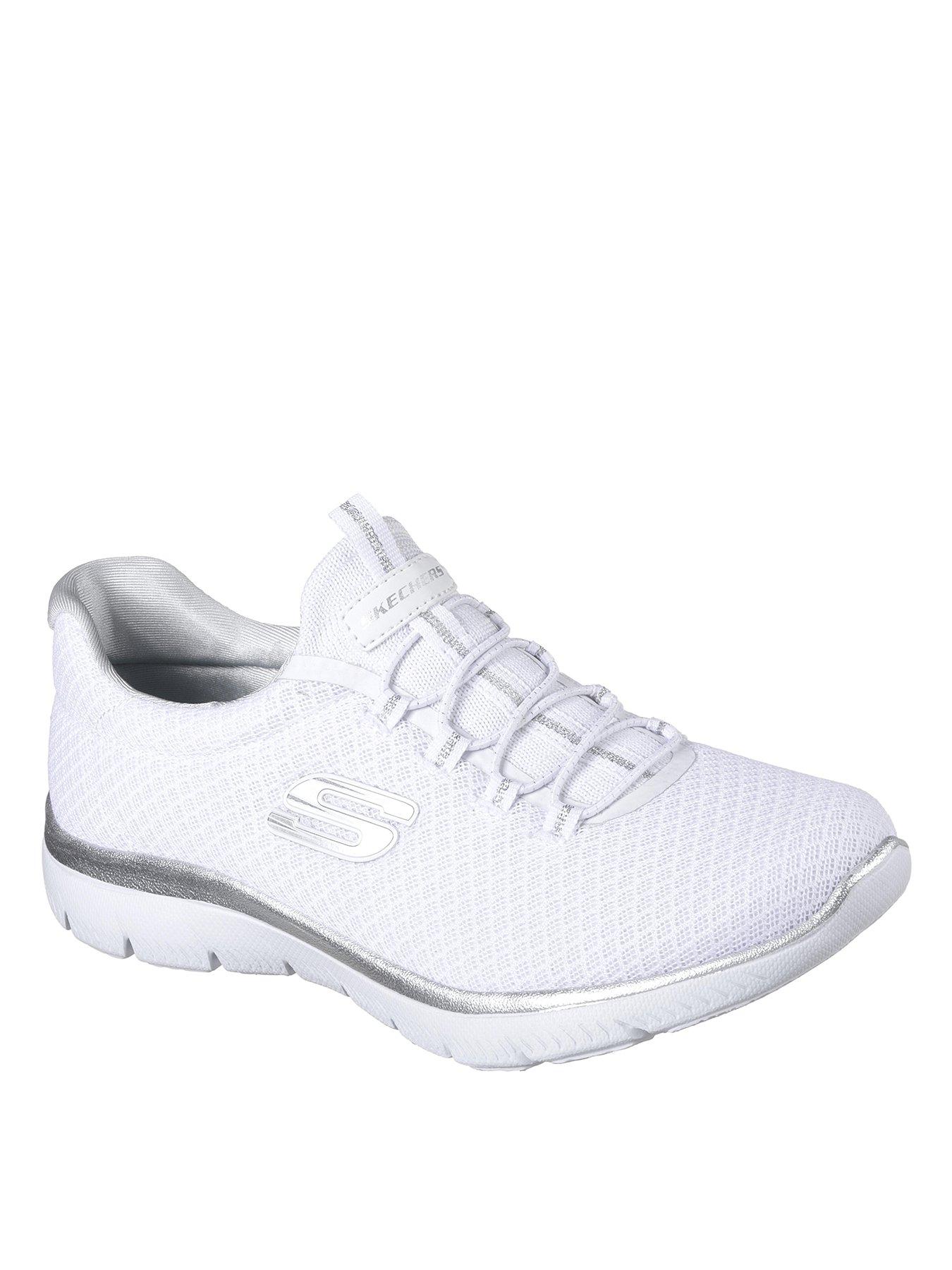wide fit skechers trainers