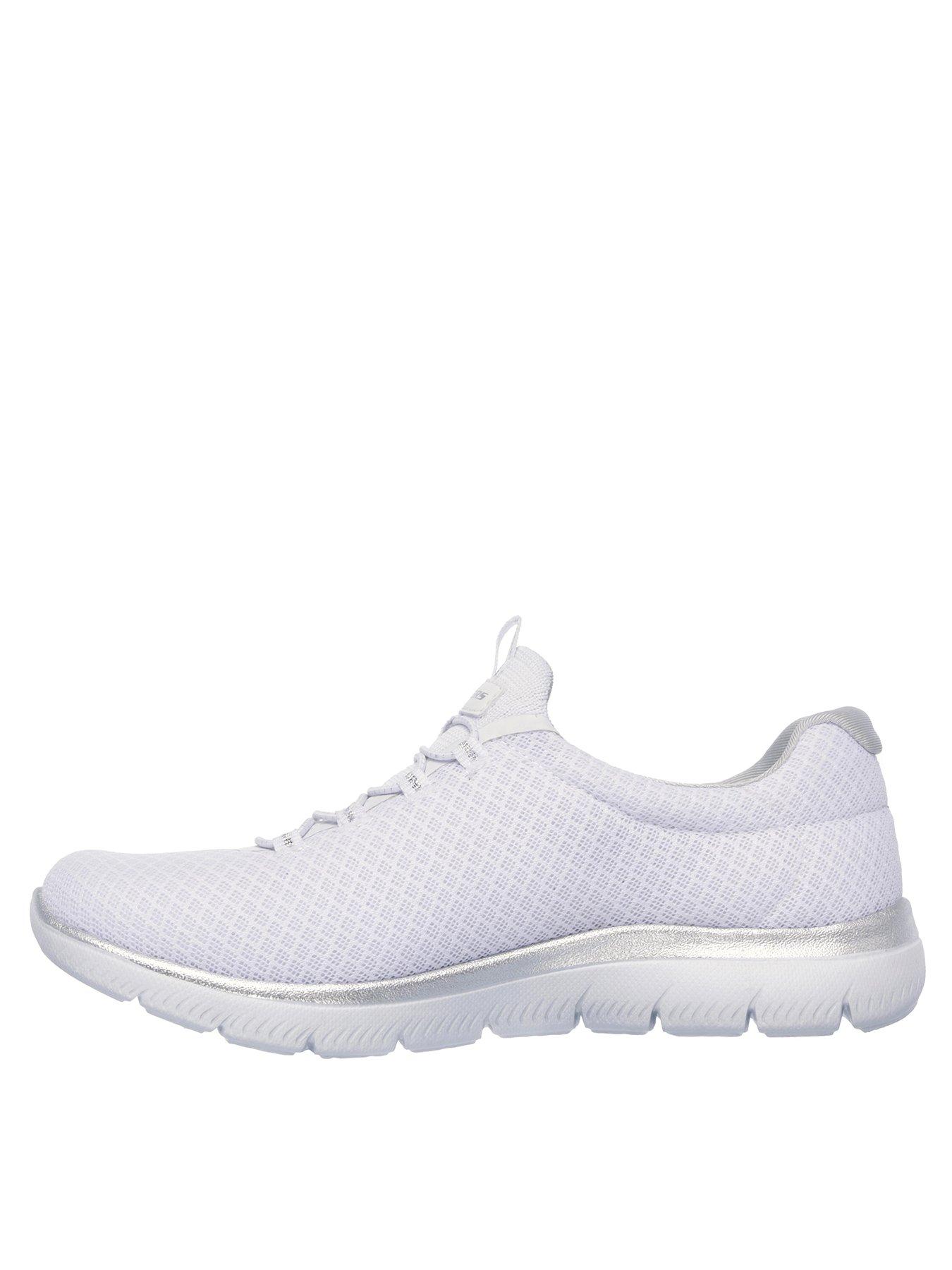 skechers womens wide fit trainers