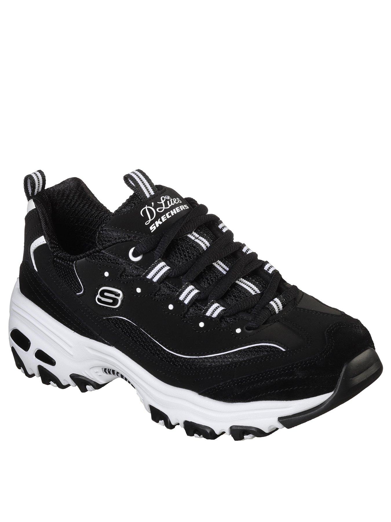 skechers d'lites cyan