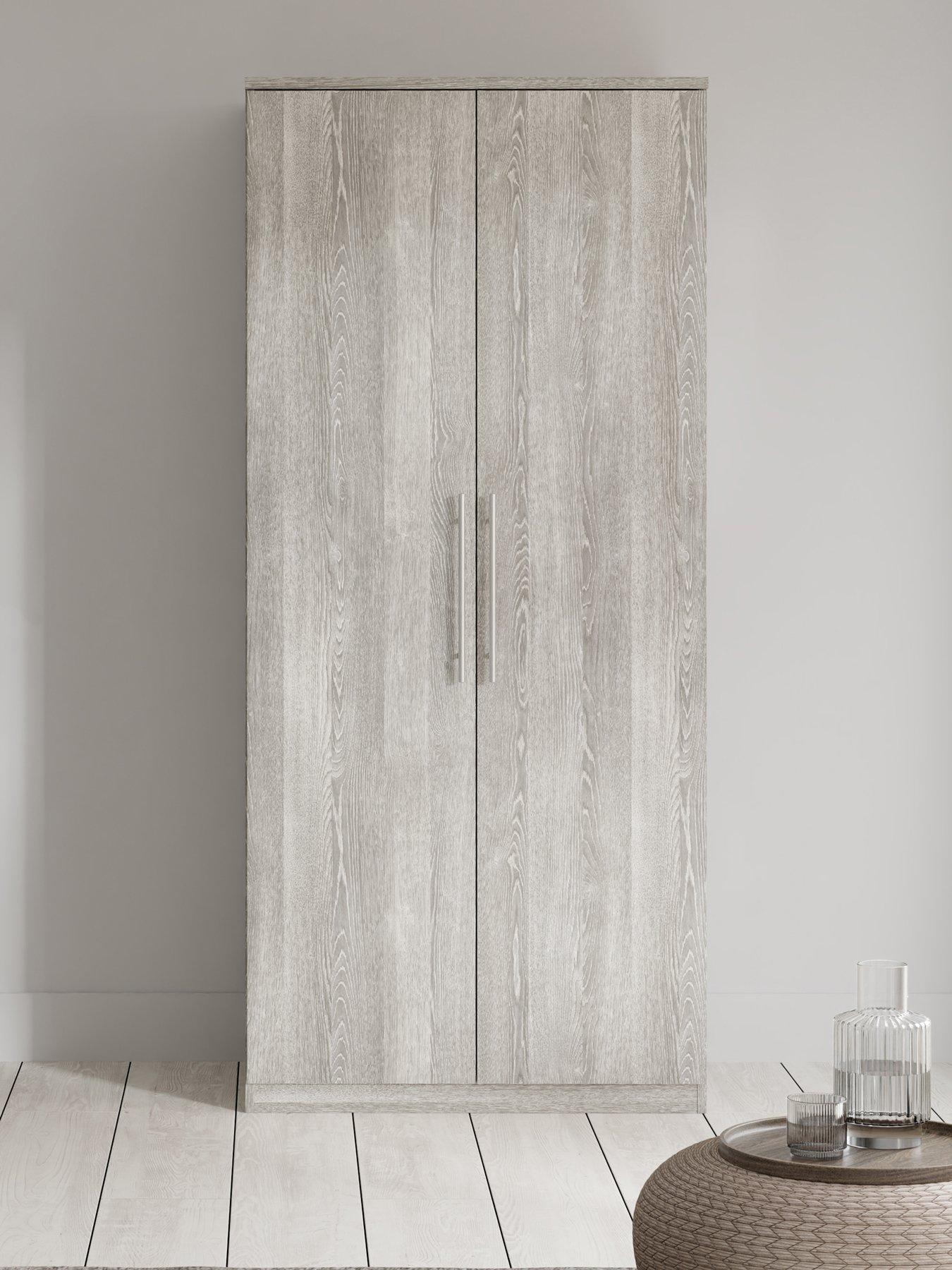 Product photograph of Very Home Home Essentials - Prague 2 Door Wardrobe from very.co.uk