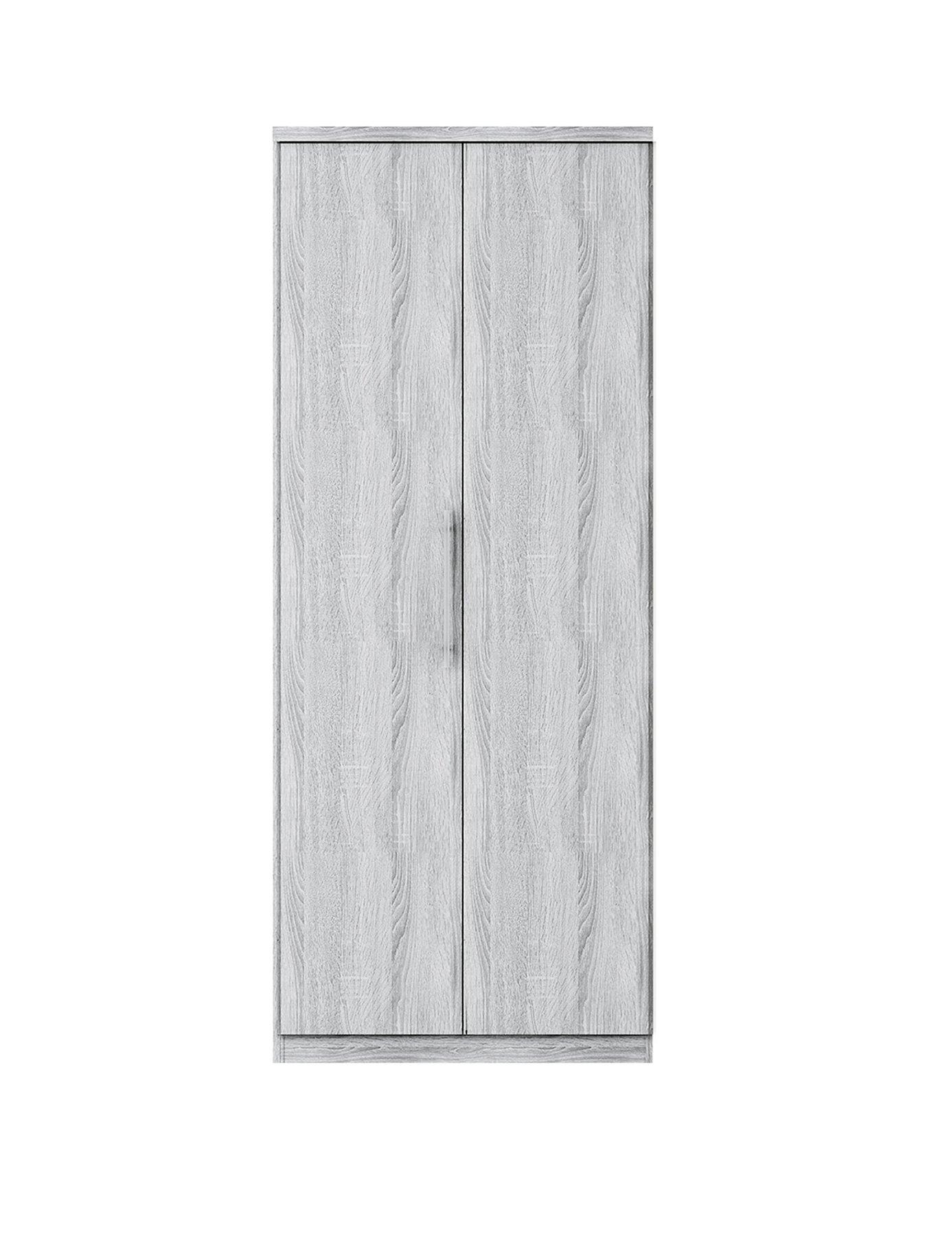 Image 2 of 6 of The Very Collection Essentials -&nbsp;Prague 2 Door Wardrobe&nbsp;- FSC&reg; Certified
