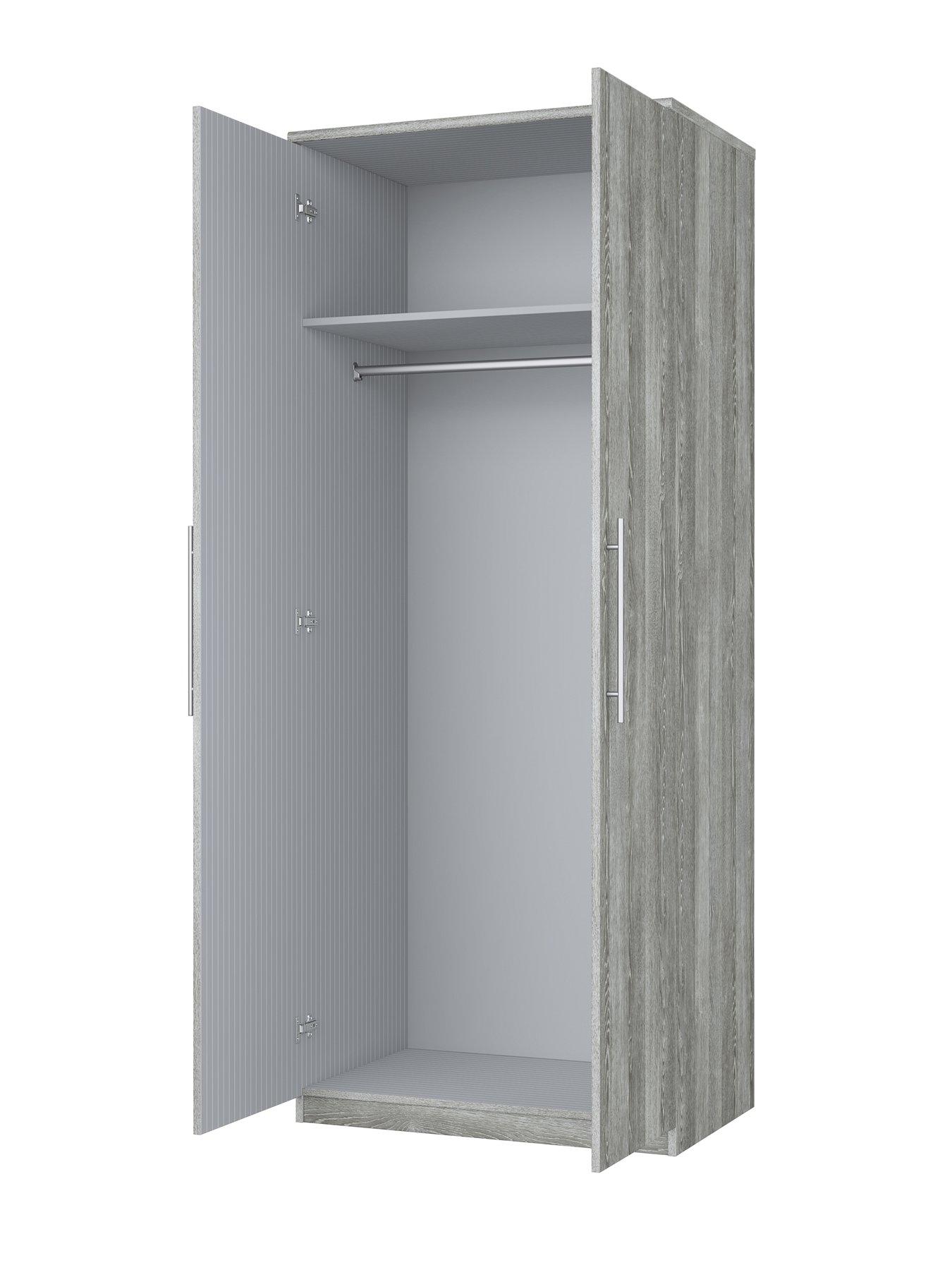 Image 4 of 6 of The Very Collection Essentials -&nbsp;Prague 2 Door Wardrobe&nbsp;- FSC&reg; Certified