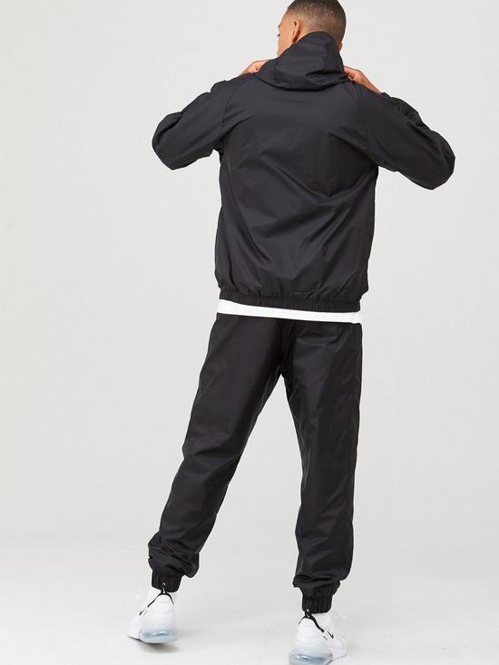 stillFront image of nike-sportswear-hooded-woven-tracksuit-black