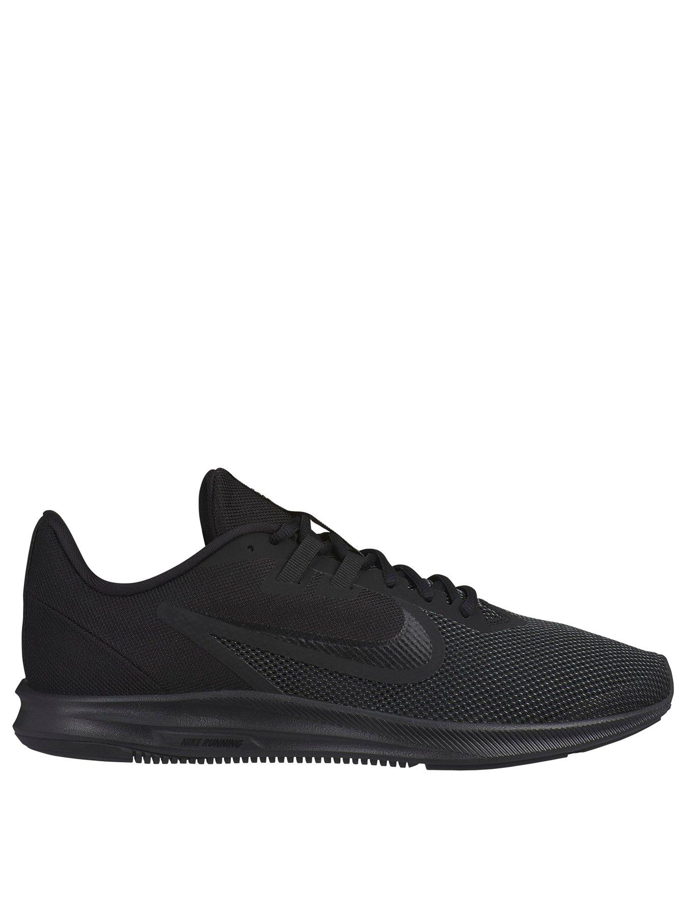 nike downshifter 9 men's running shoes black