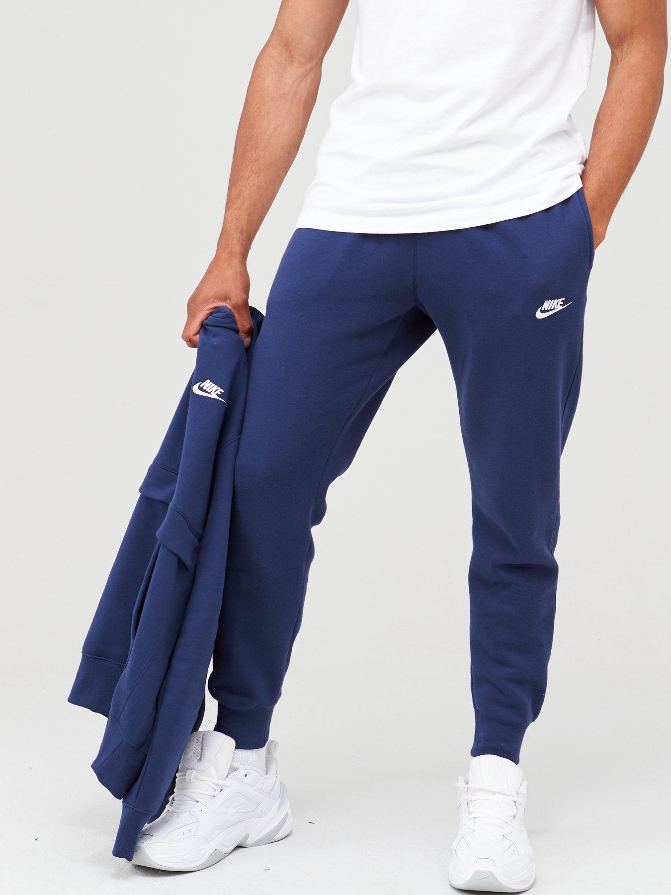 navy blue joggers nike