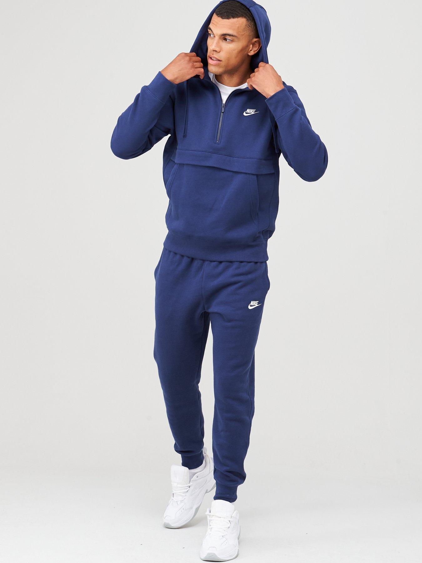 Navy blue nike jogging 2024 suit