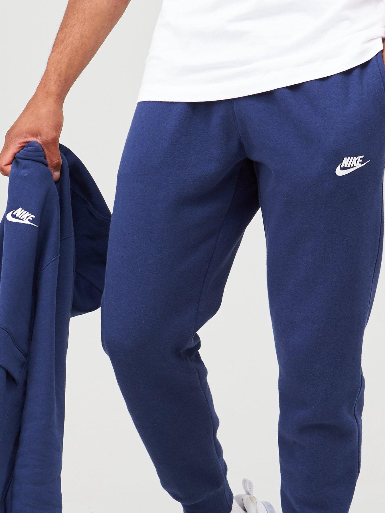 nike club tracksuit navy