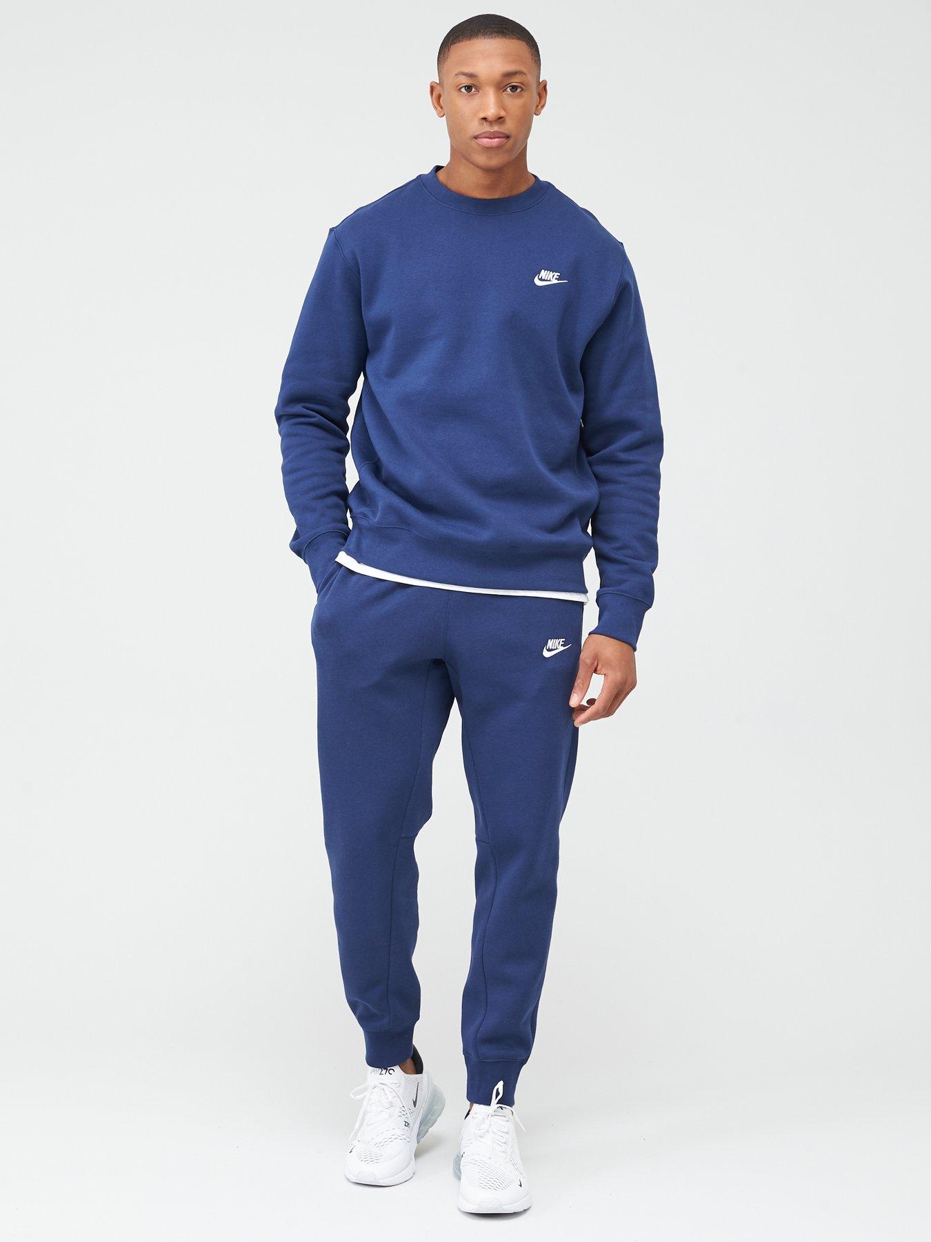navy nike crew neck