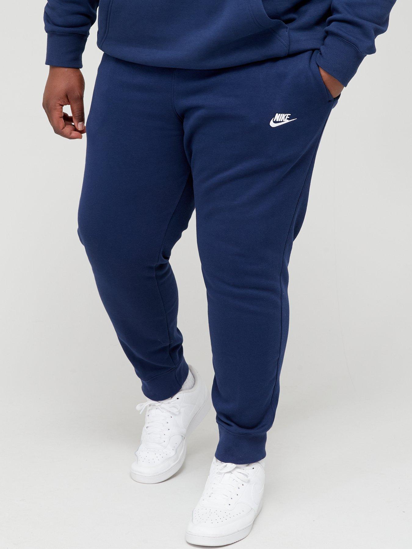 navy blue nike track pants