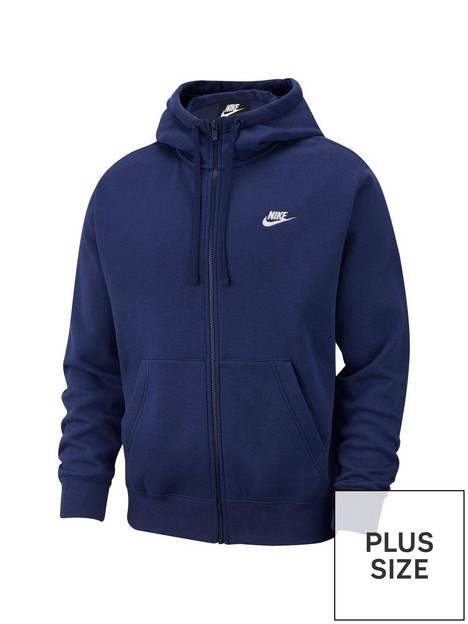 nike-sportswear-plus-size-club-fleece-full-zip-hoodie-navy