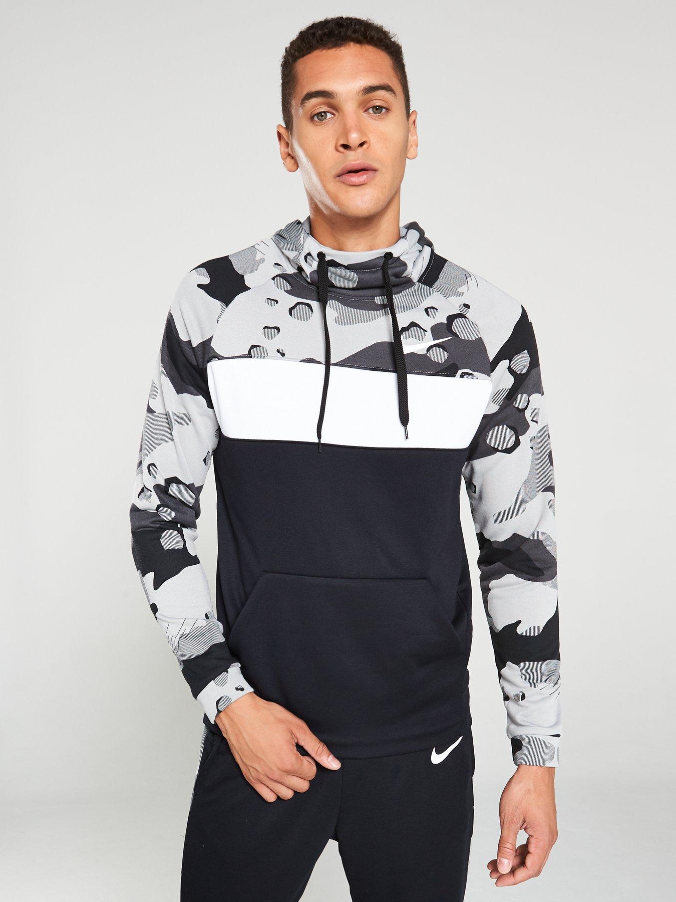 nike gray camo hoodie