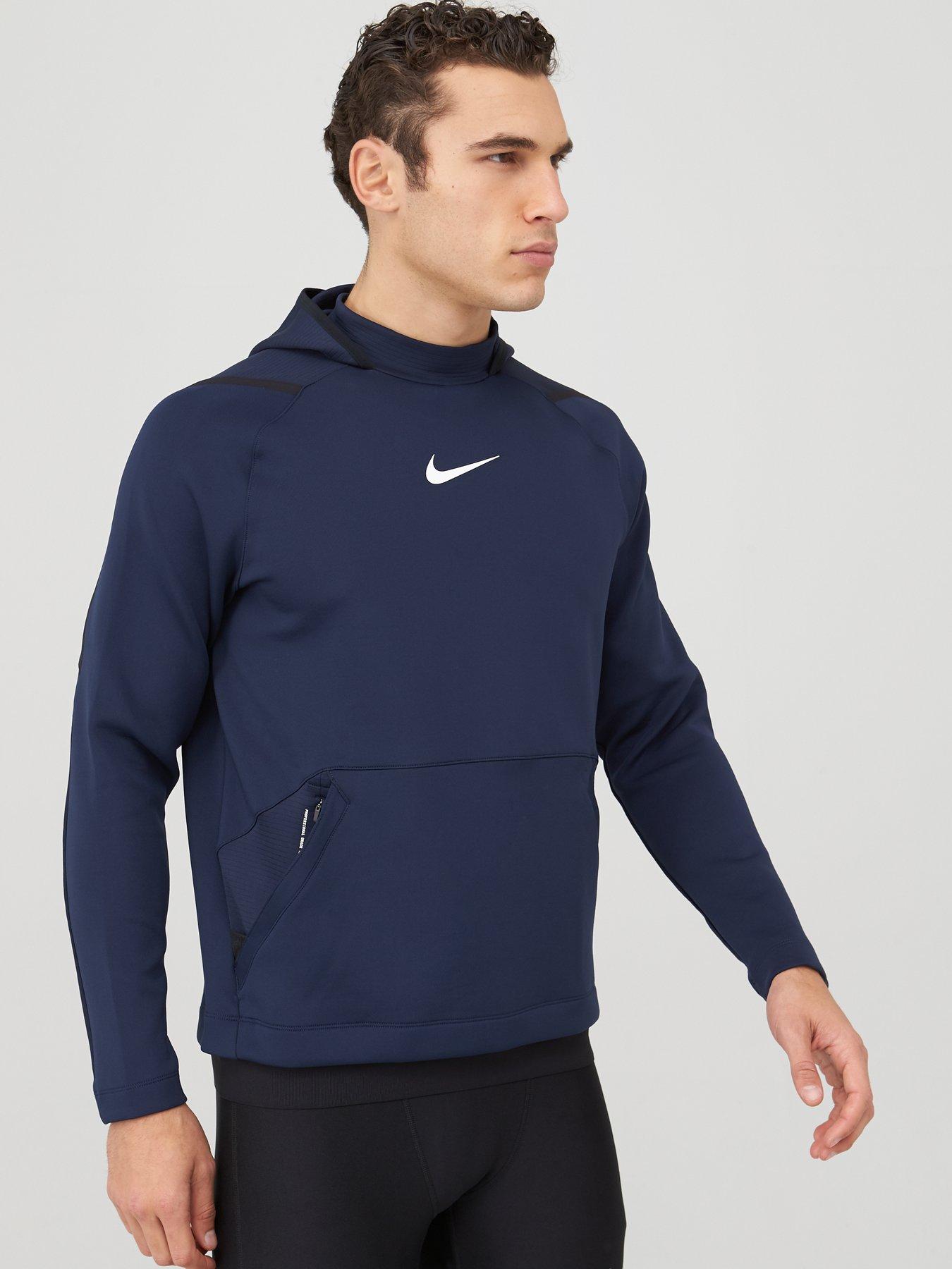 nike pro men's pullover hoodie