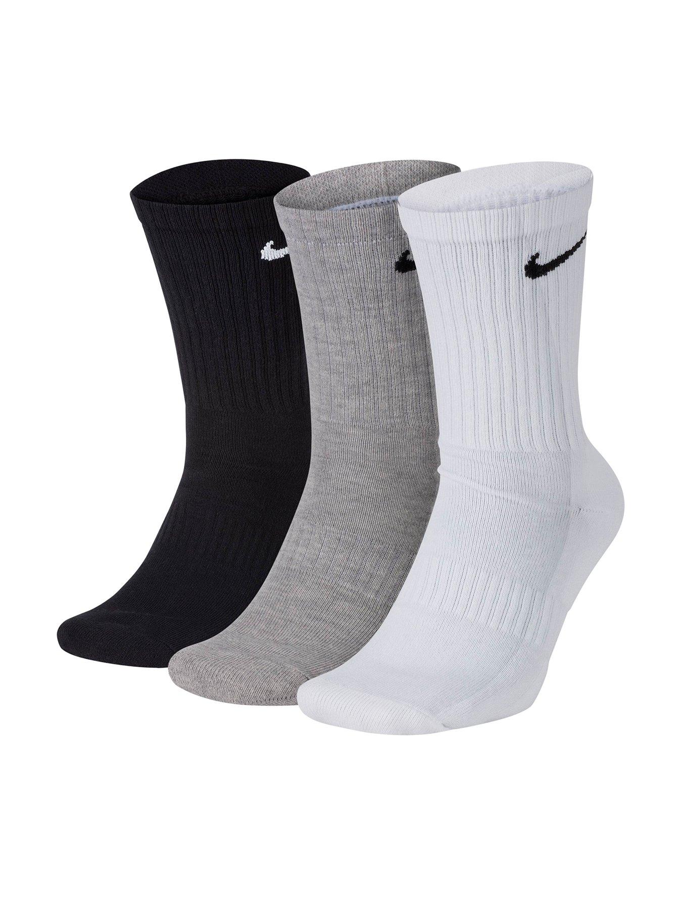 Nike Everyday Cushion Crew Socks (3 Pack) - Multi | very.co.uk