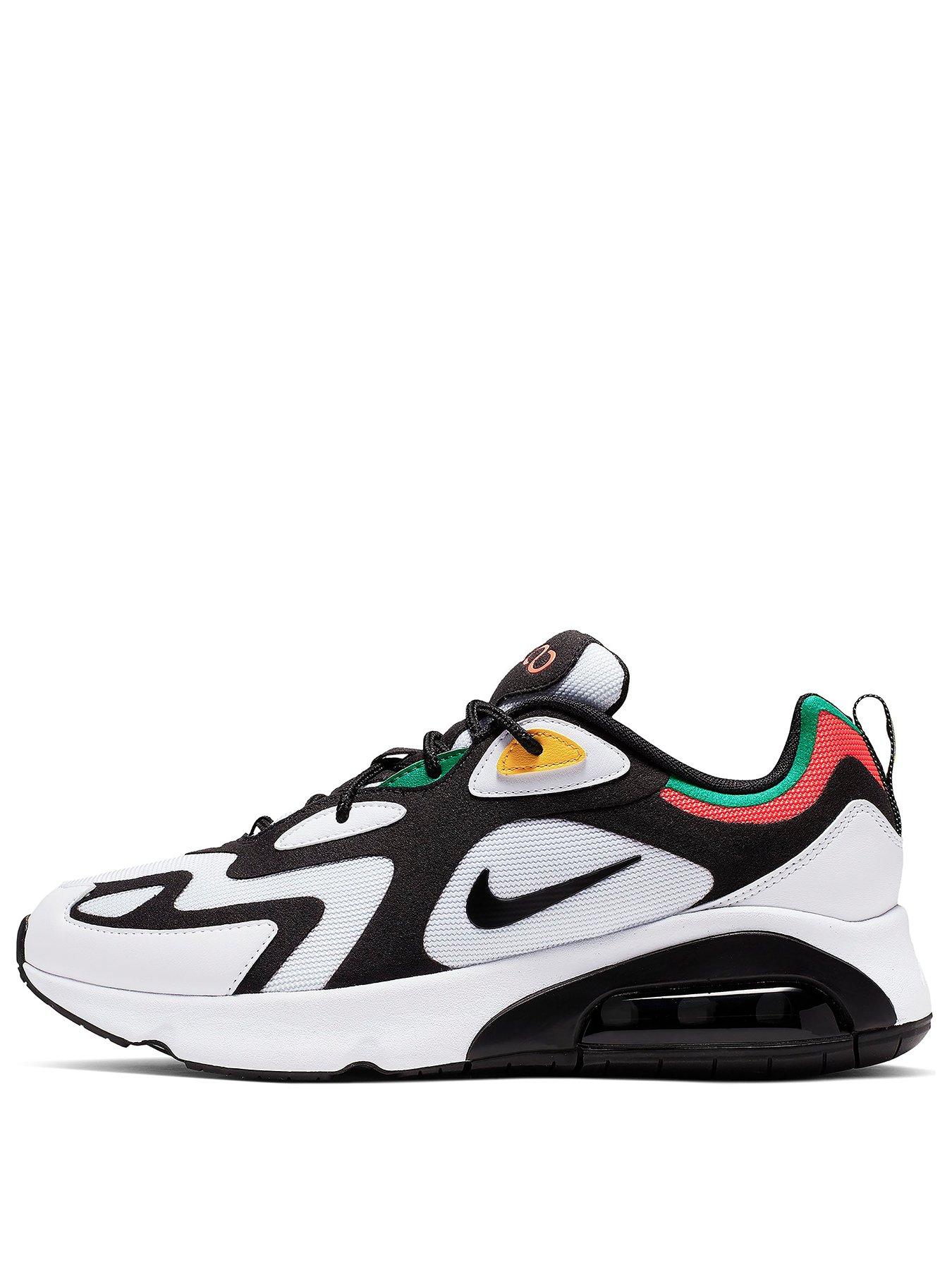 nike air 200 black and white