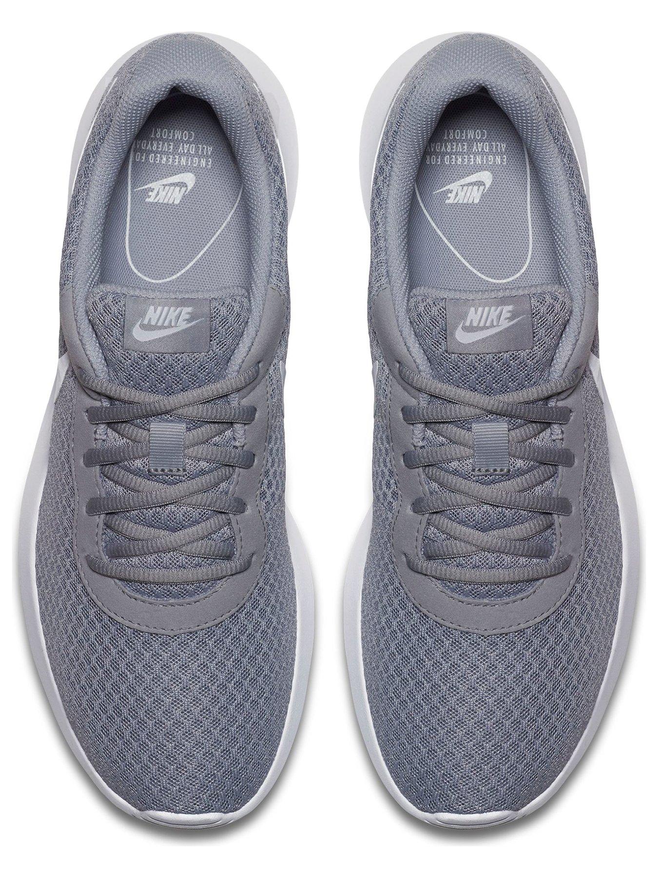 grey nike tanjun trainers