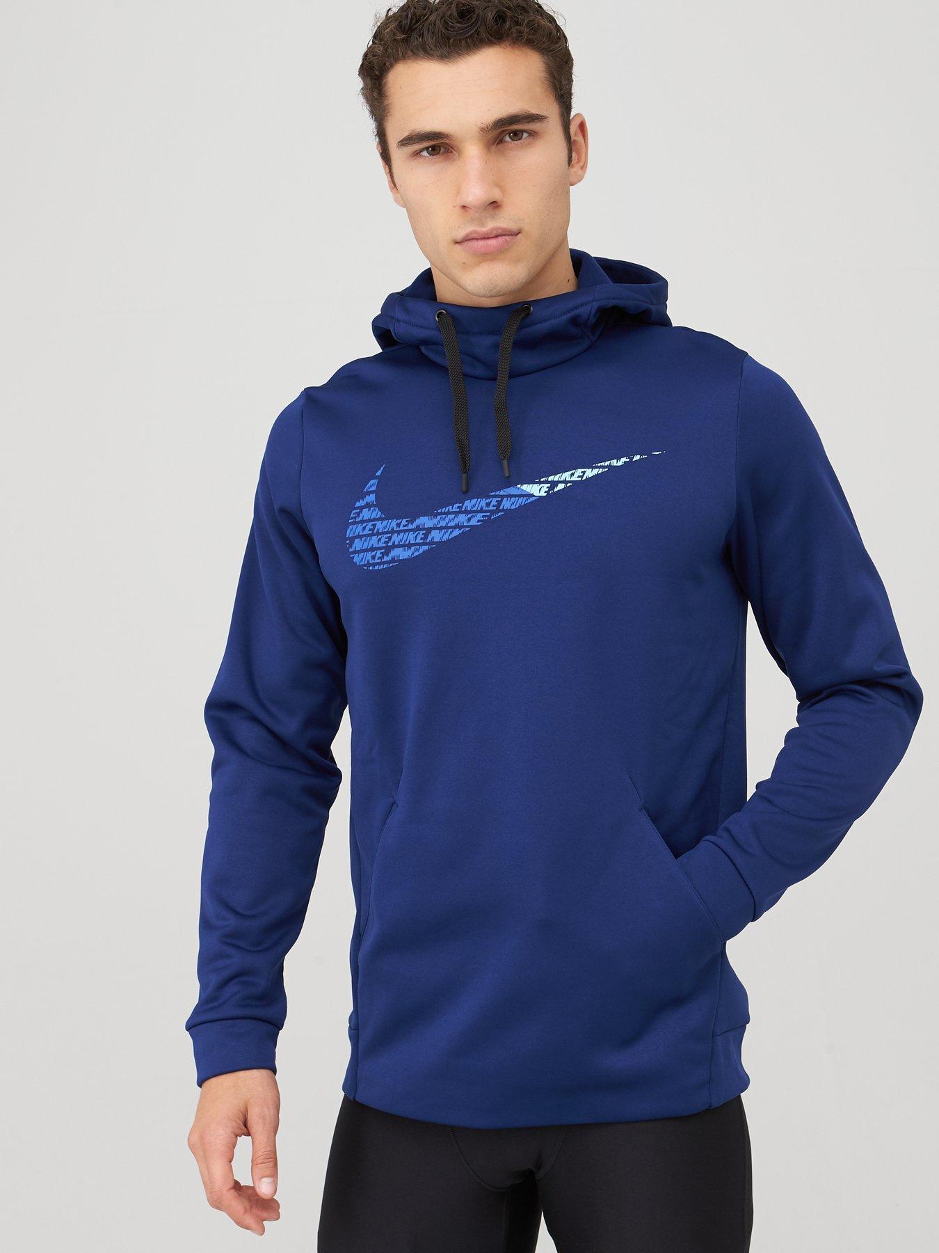 nike men's therma graphic training hoodie