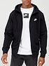  image of nike-sportswear-club-fleece-full-zip-hoodie-black