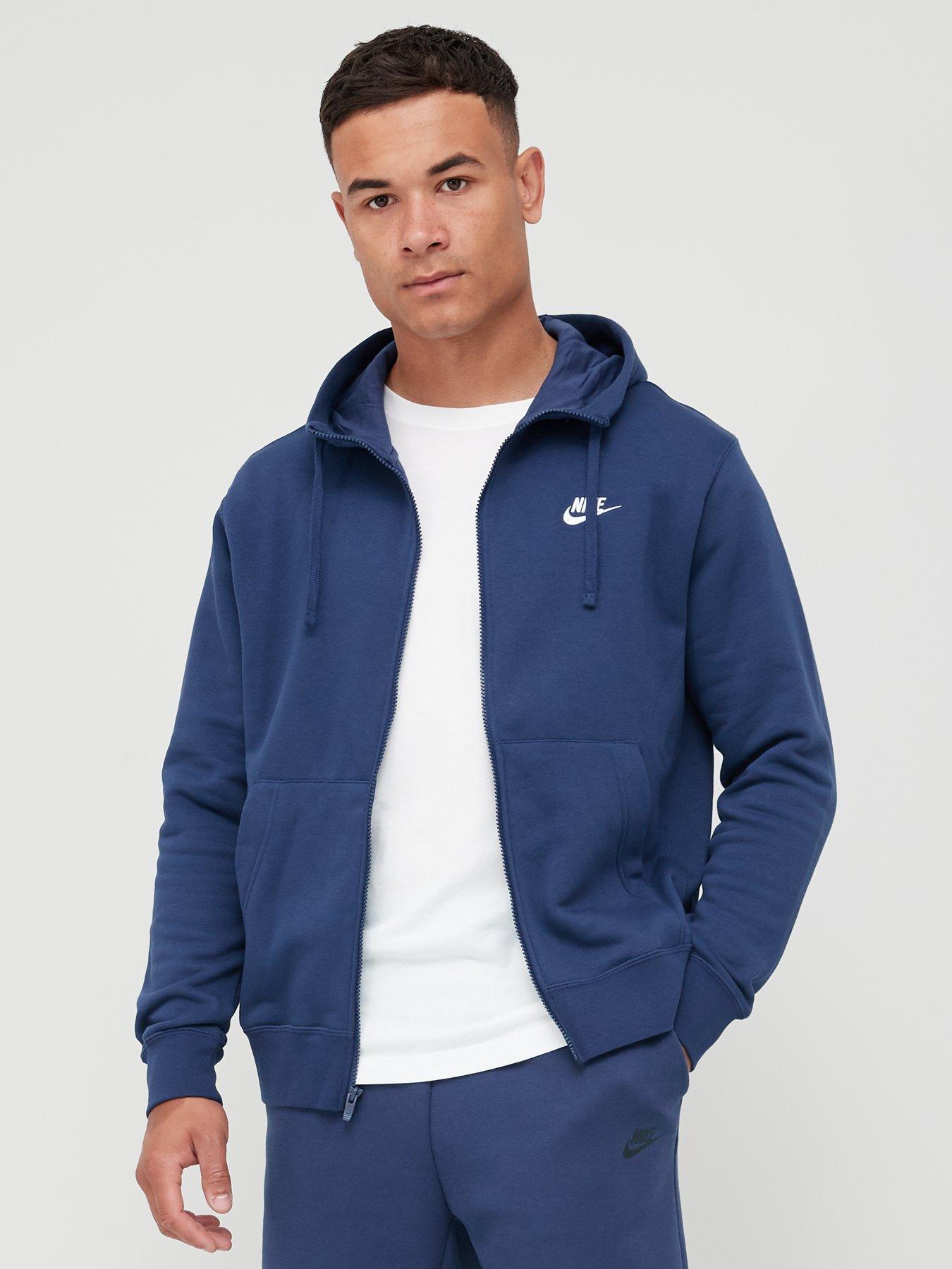 navy nike hoodie