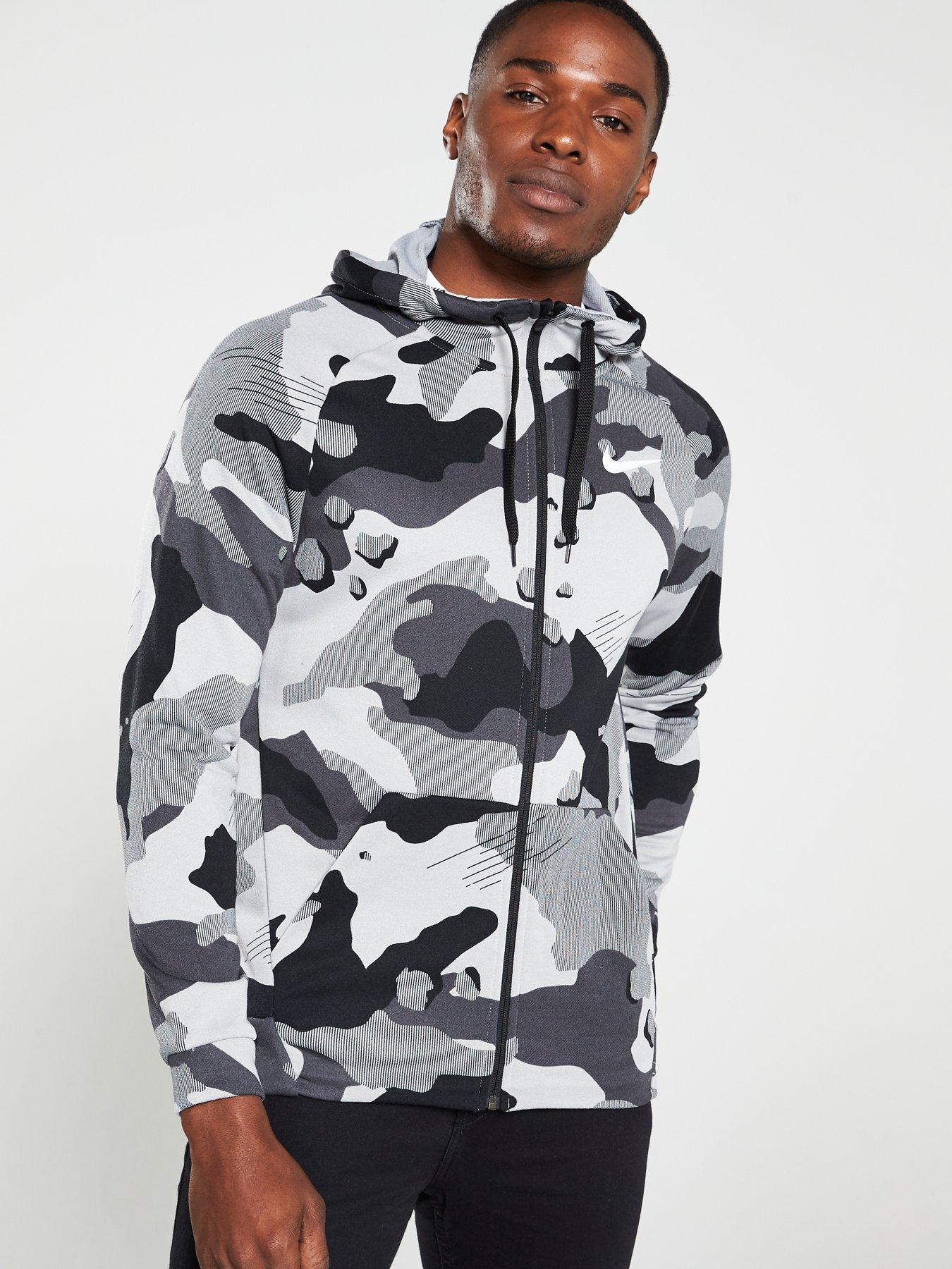 nike gray camo hoodie