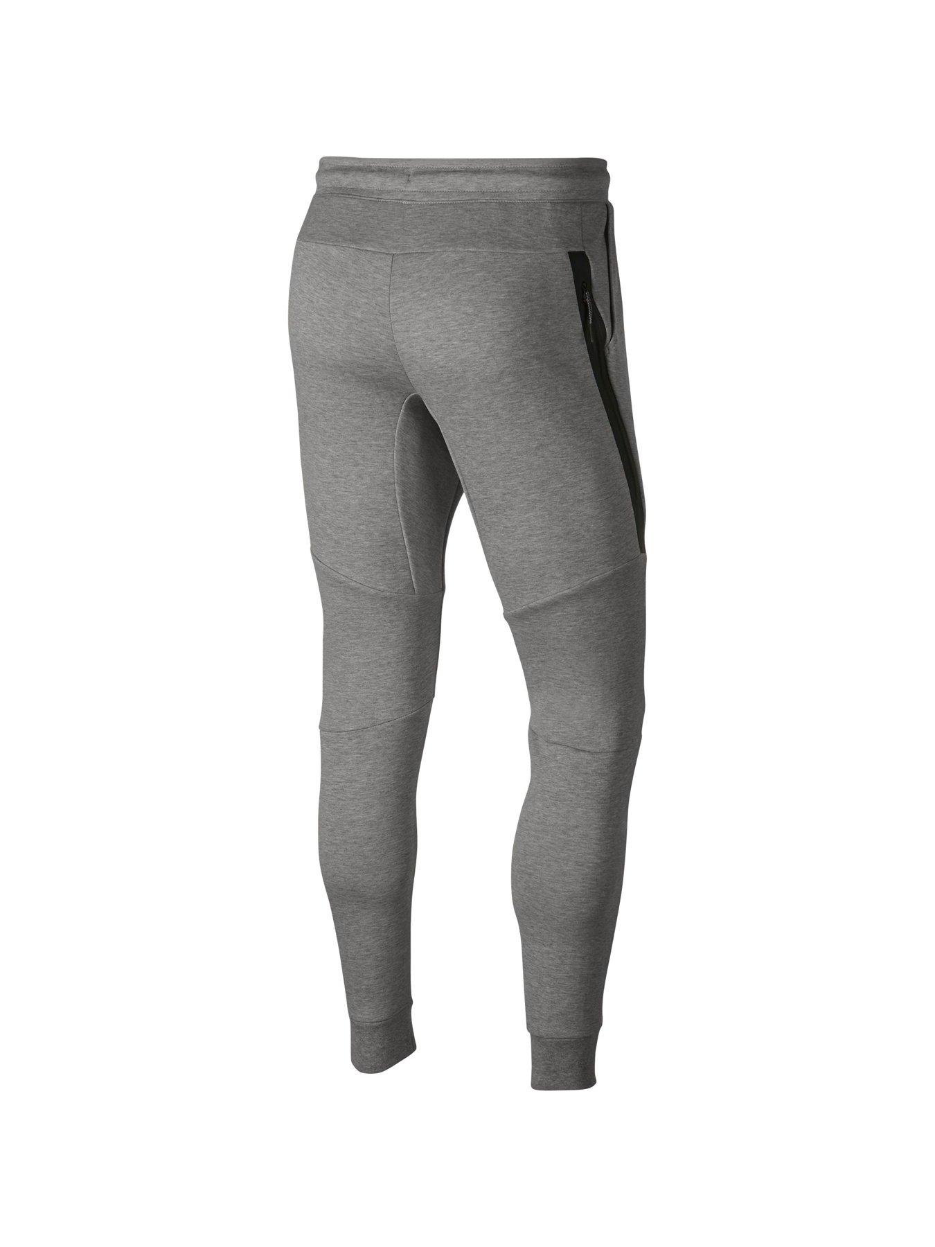 nike tech joggers grey and black