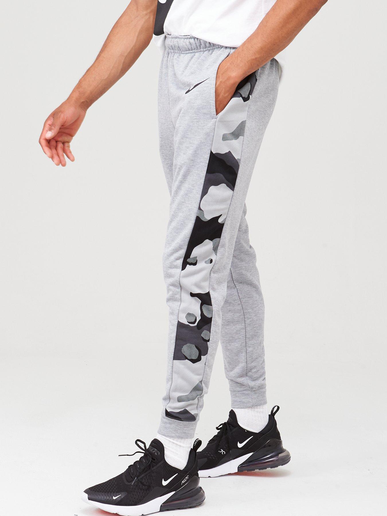 nike grey tapered joggers
