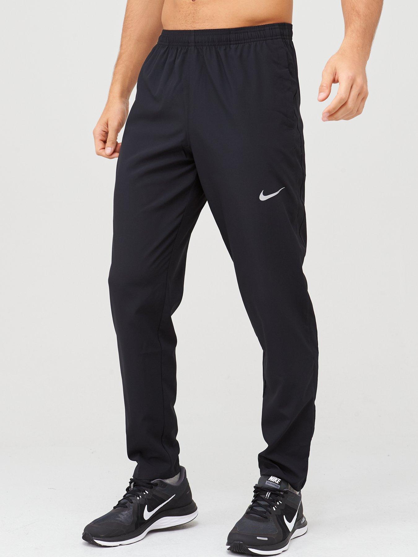 Nike Stripe Woven Running Pants - Black | very.co.uk