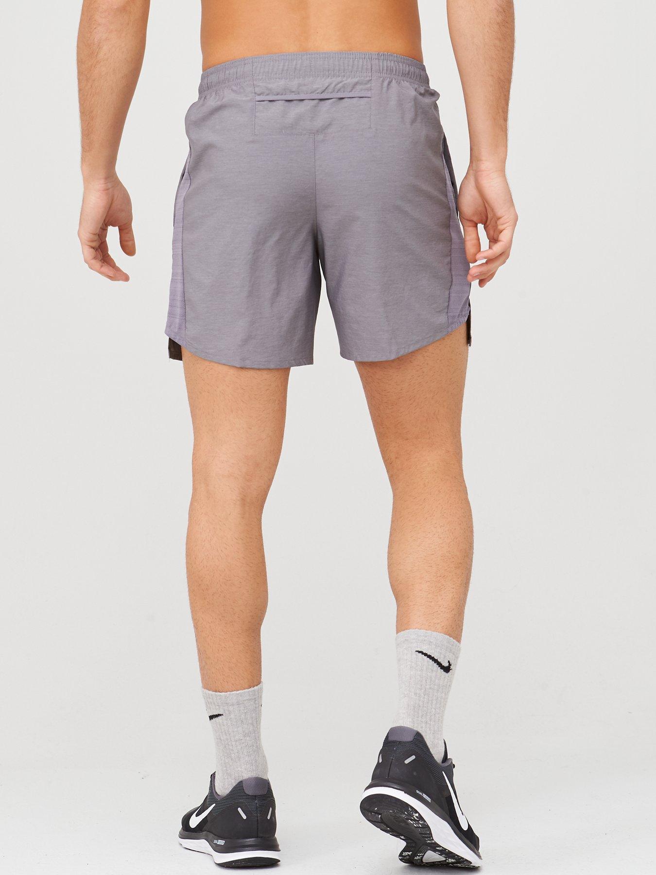 nike 7 inch shorts grey