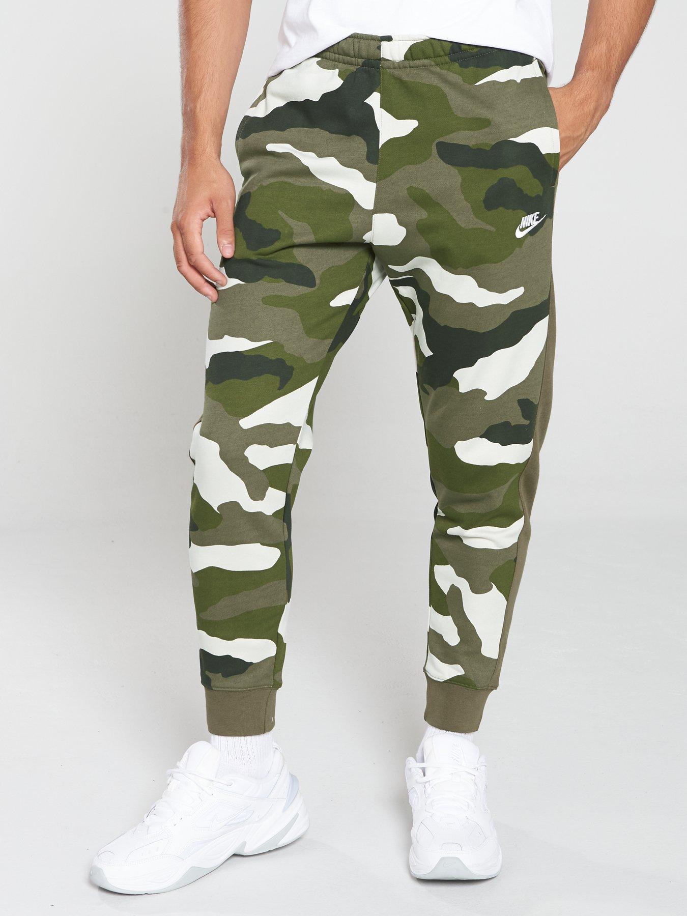 men's camo joggers nike sportswear club