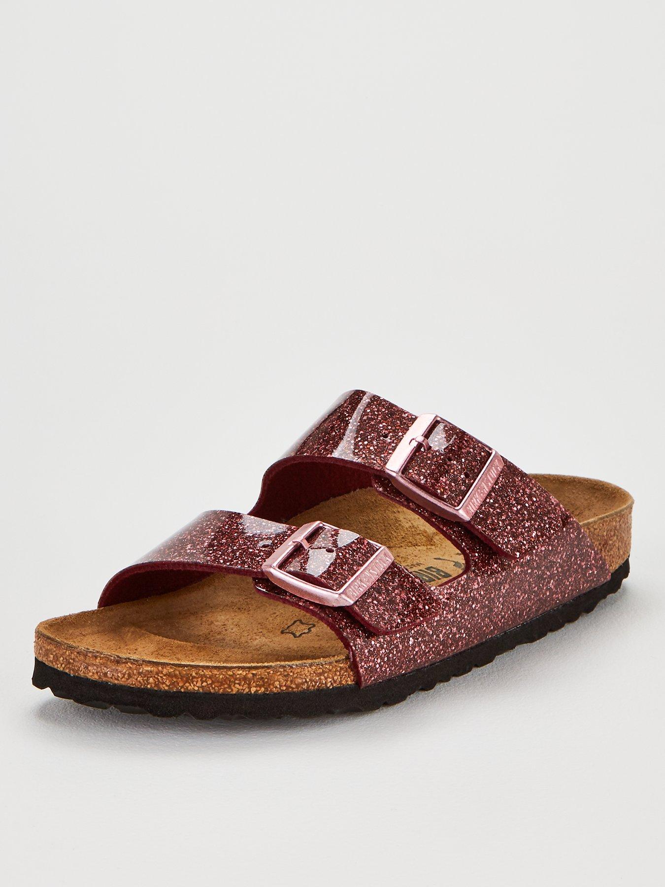 clear glitter birkenstocks