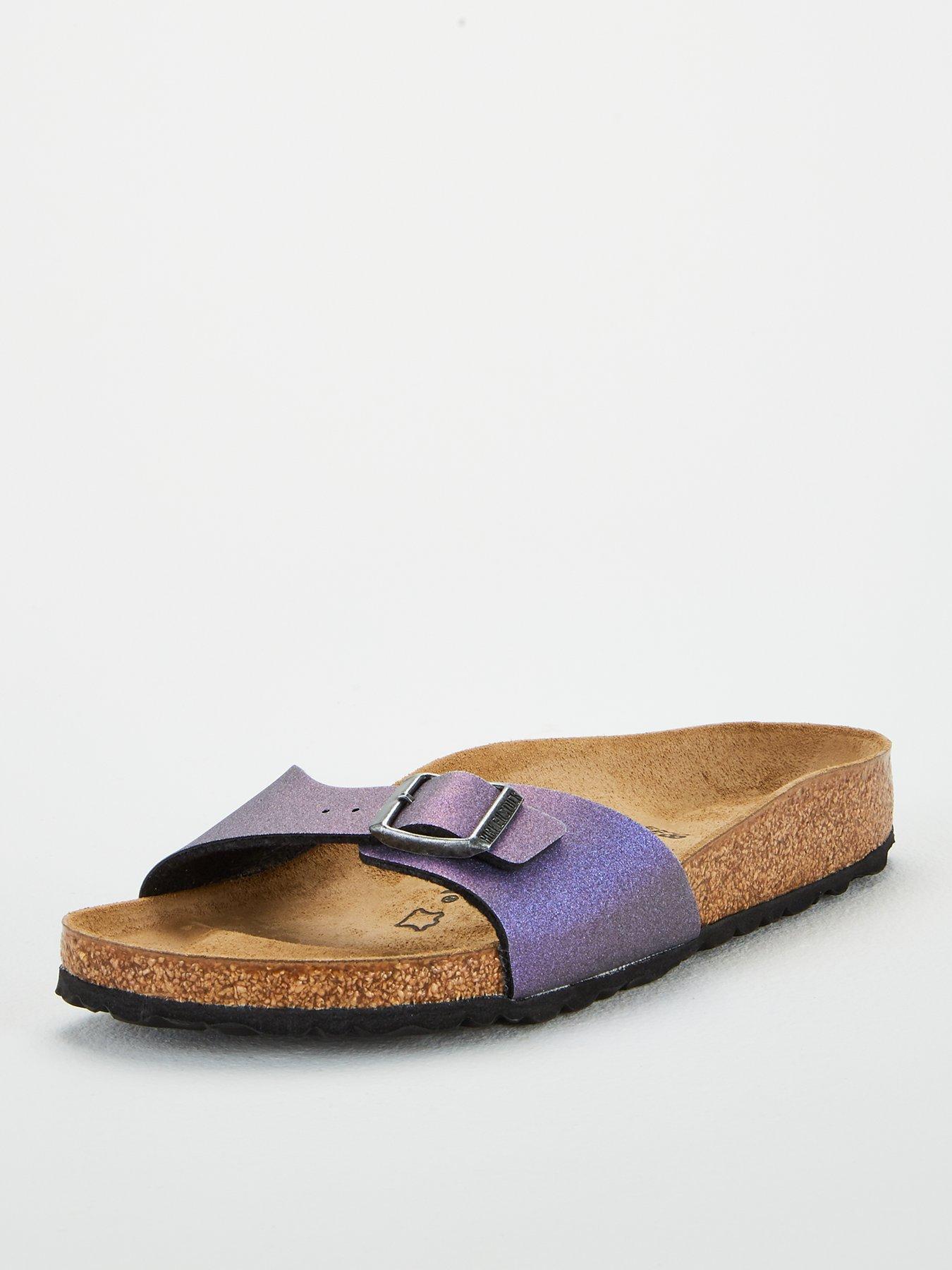 purple metallic birkenstocks