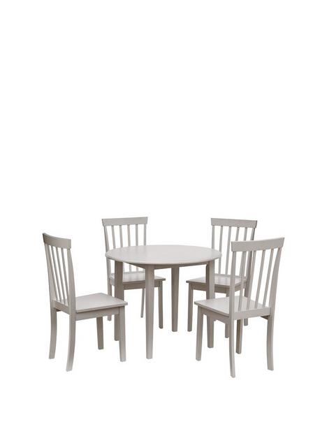 new-sophia-738-cm-round-dining-table-4-chairs