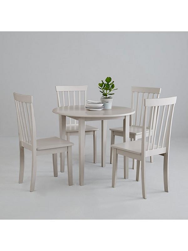 New Sophia 73 8 Cm Round Dining Table 4 Chairs Very Co Uk