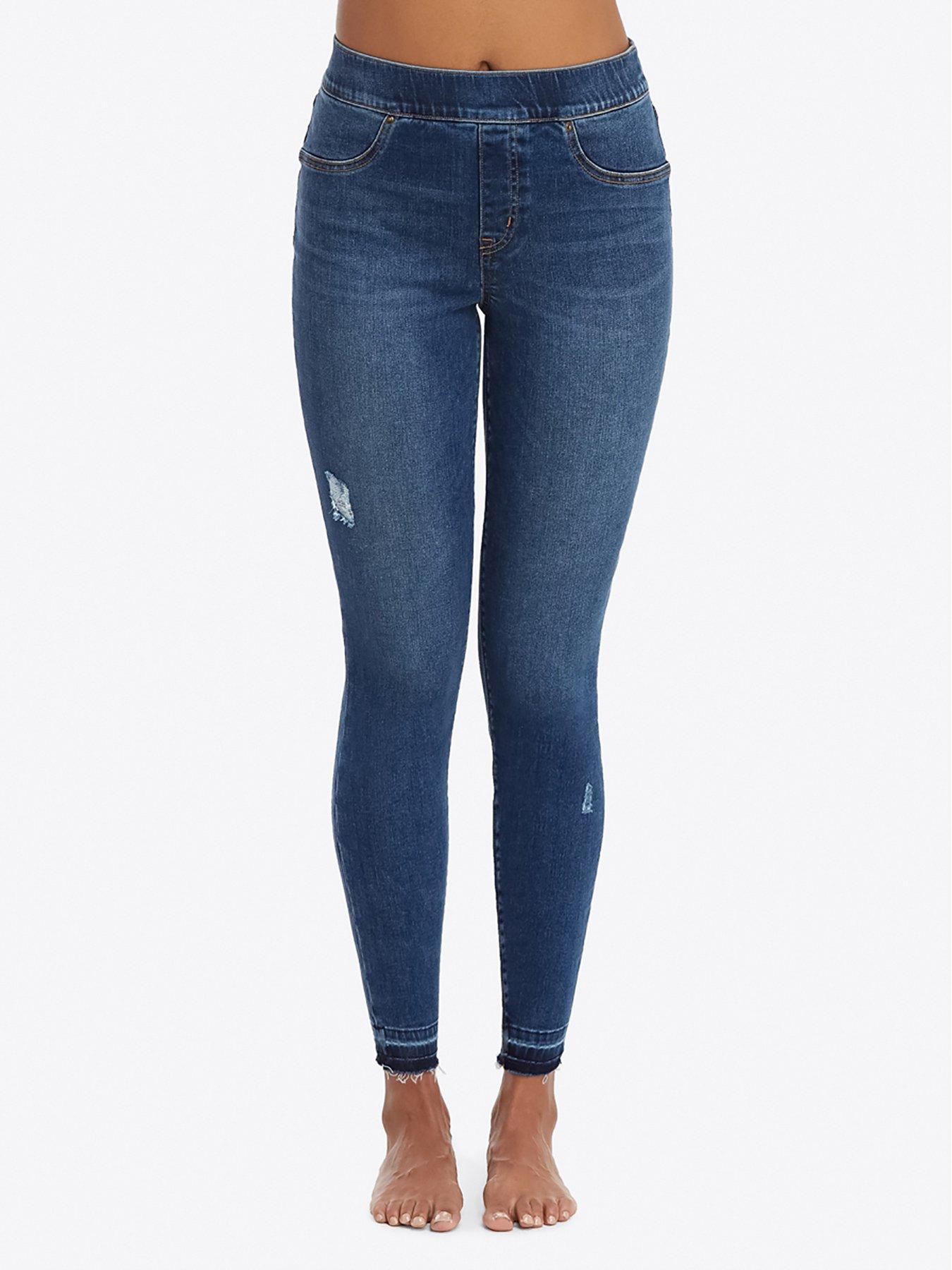 Spanx Distressed Skinny Jeans