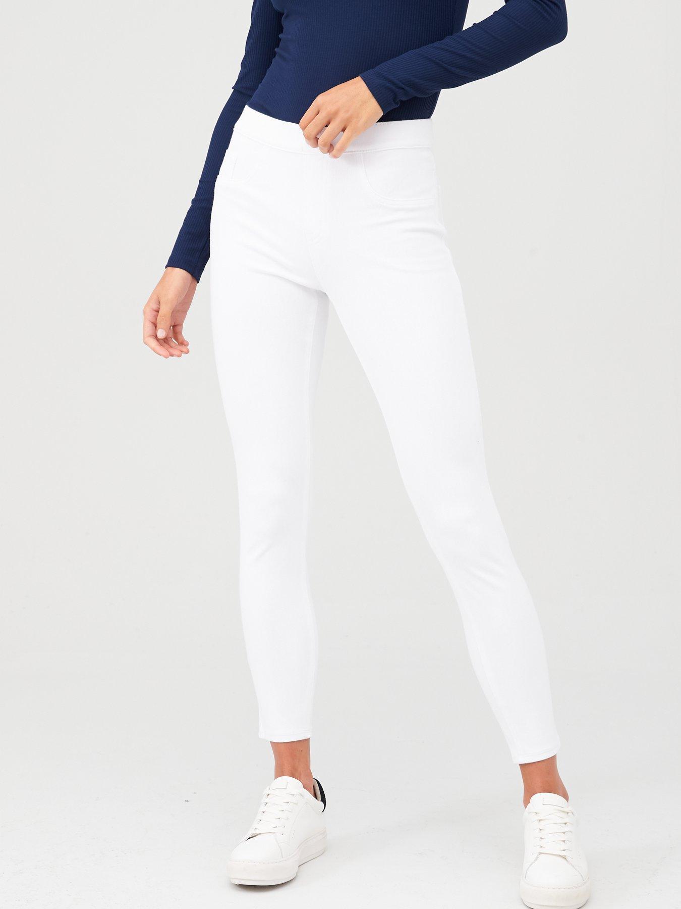 Spanx Jeanish White Leggings  International Society of Precision  Agriculture