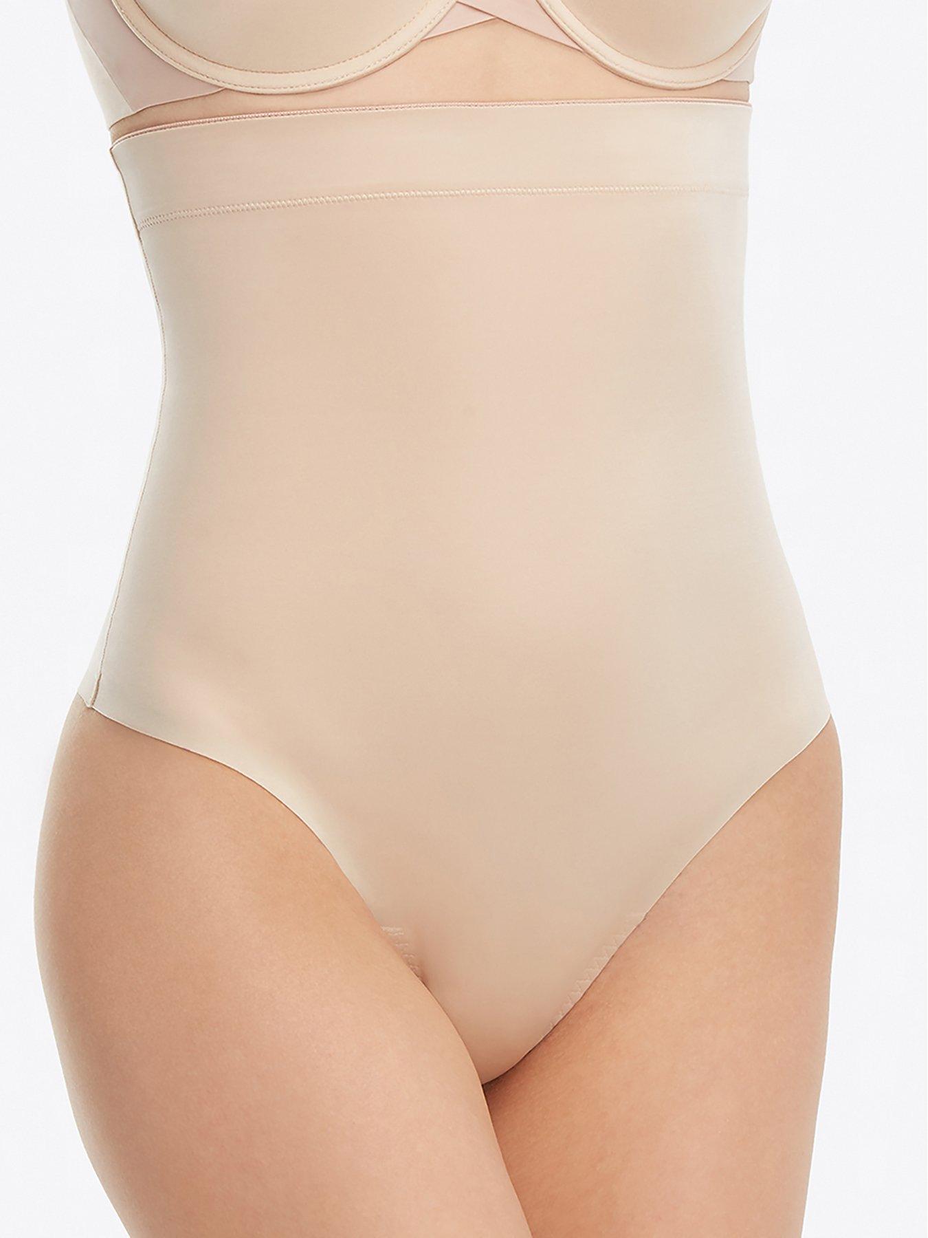 FLEXEES Women's Nude Beige High-Waisted Control Shapewear Briefs Size XL