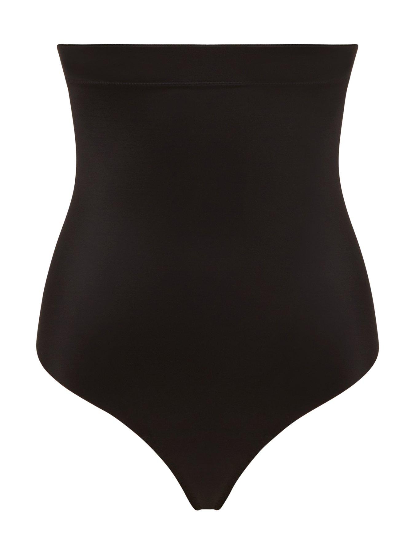 Spanx Suit Your Fancy High-Waisted Thong - Black | very.co.uk
