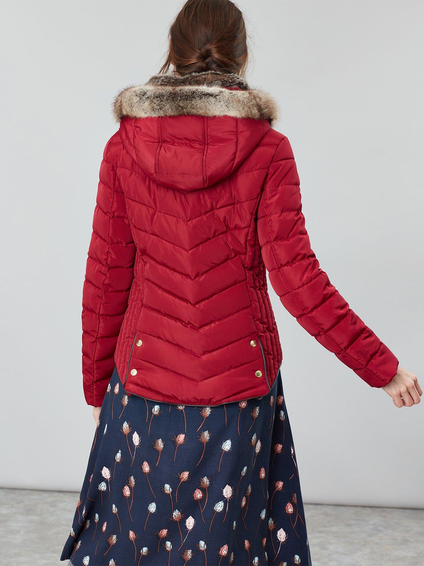 joules gosway jacket red