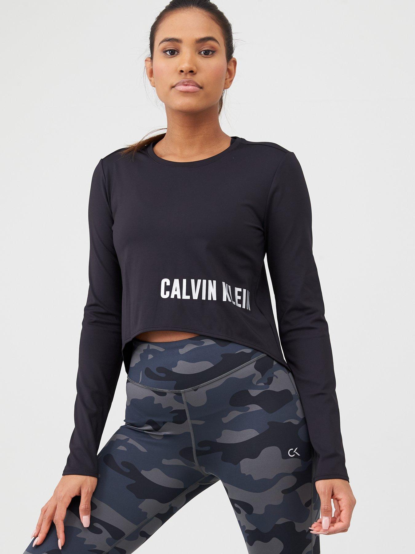 calvin klein performance long sleeve shirt