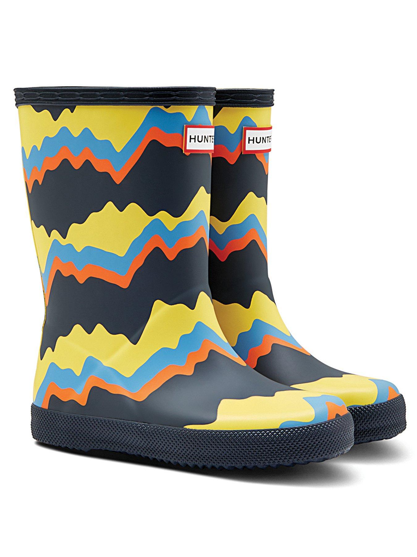 Hunter Kids First Storm Stripe Wellington Boots review