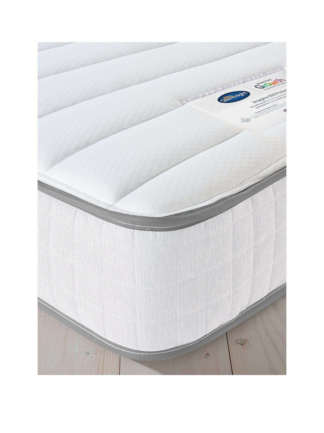 Product photograph of Silentnight Kids 600 Pocket Breathable Mattress - Medium from very.co.uk