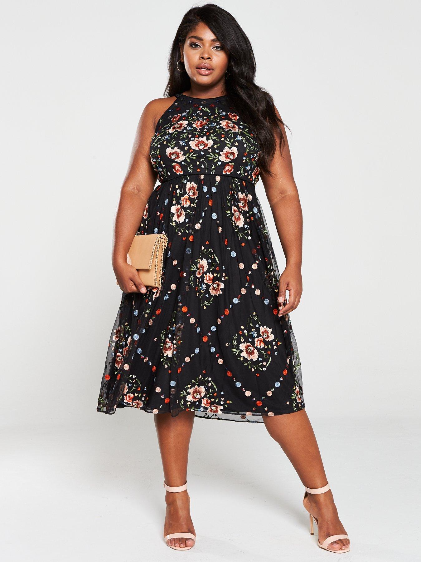 monsoon apple embellished midi dress