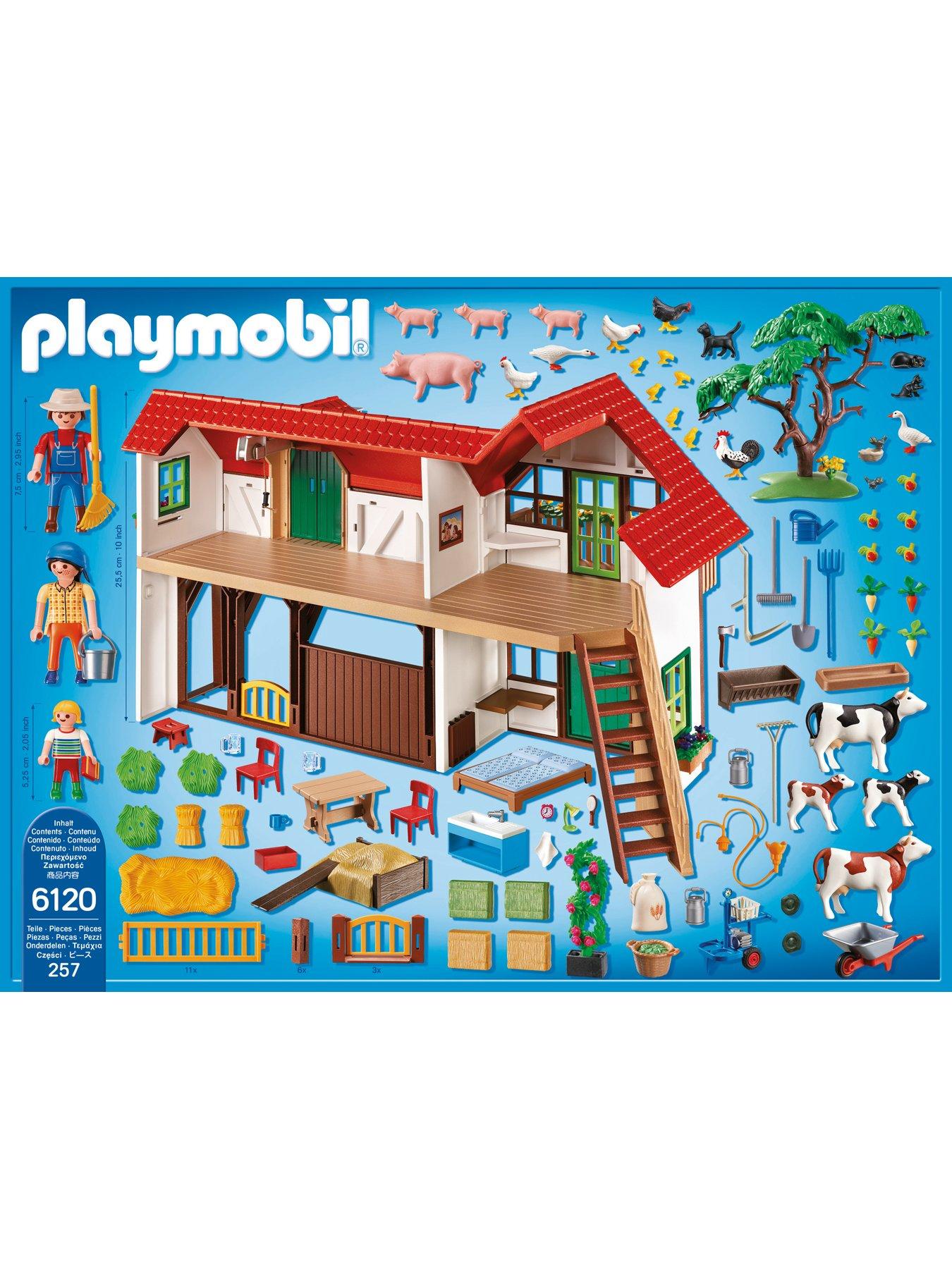 playmobil large farm 6120