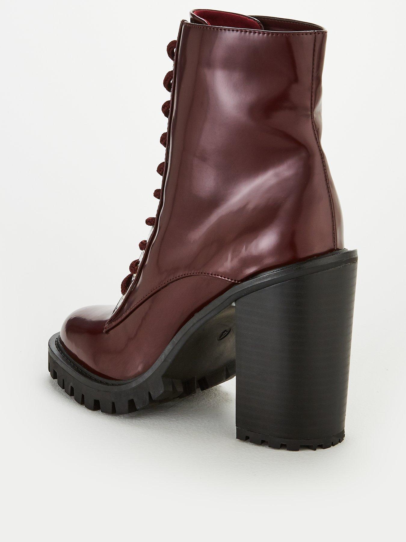 heeled hiker boots