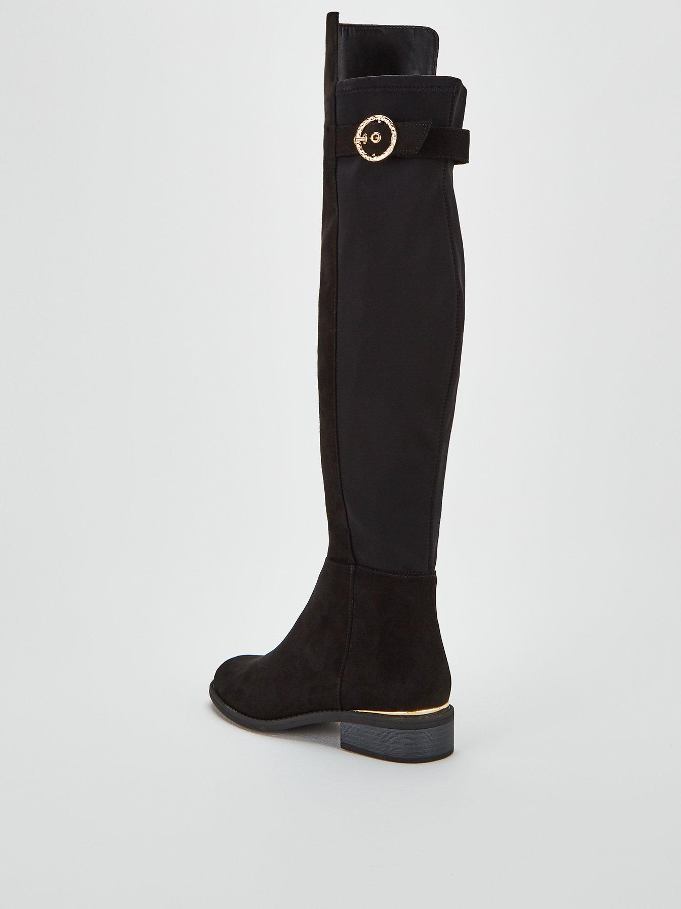 wide fit over the knee boots uk