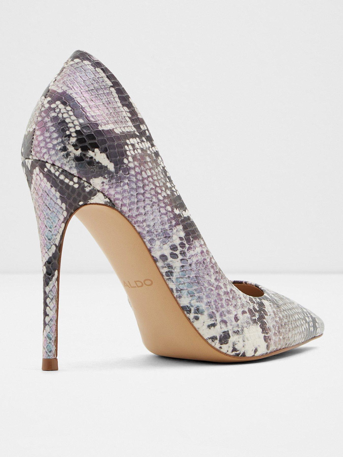 snake print court shoes uk