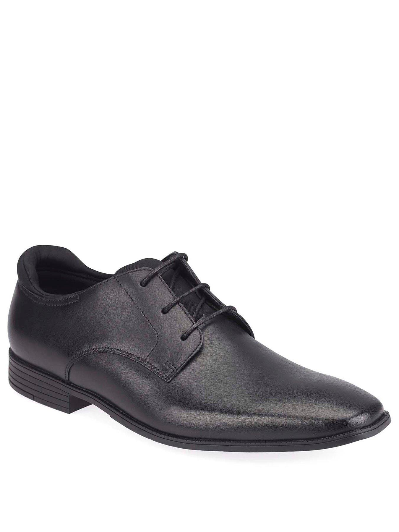 Boys black slip 2024 on school shoes