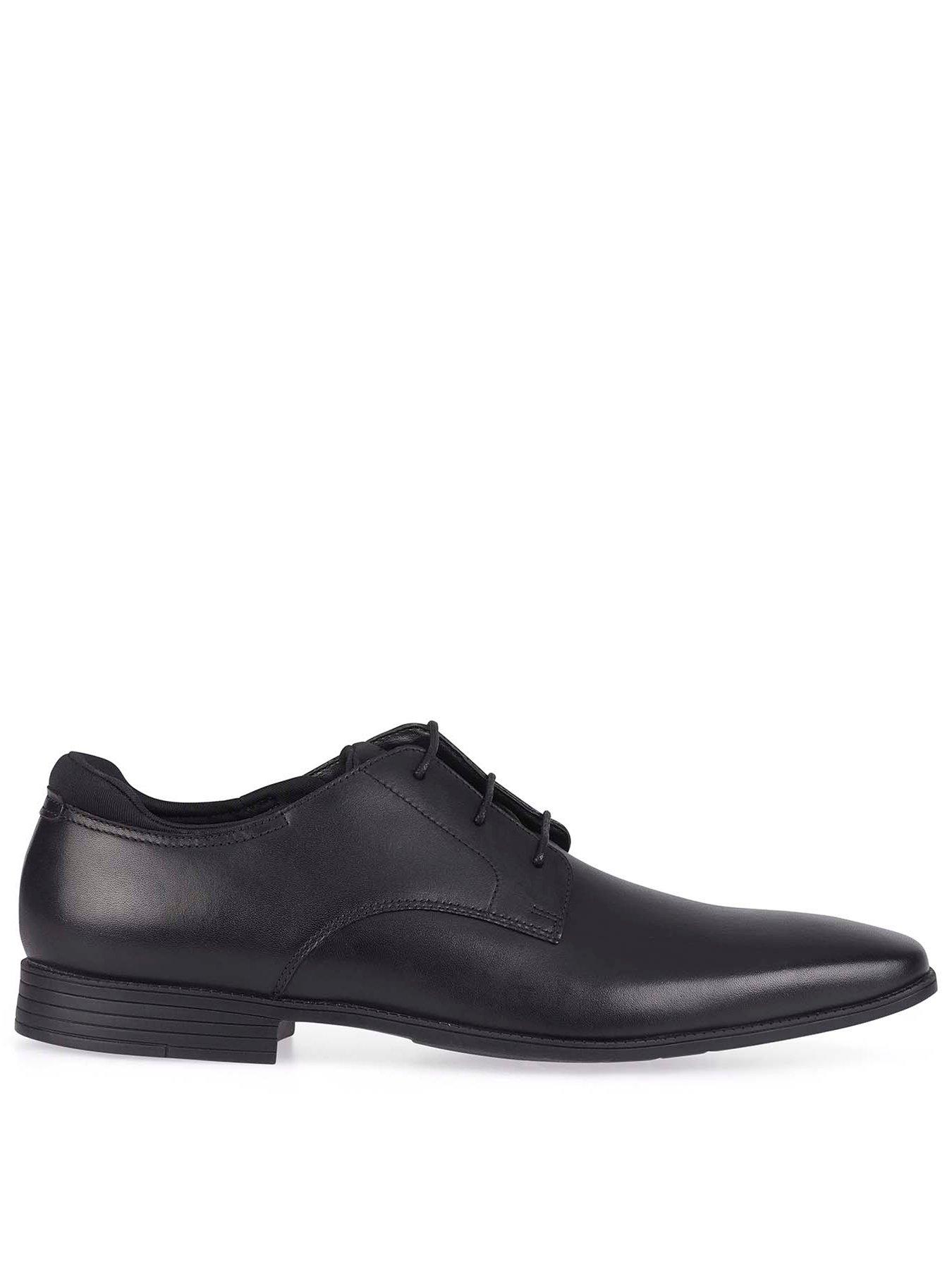  Academy Lace Up School Shoes - Black