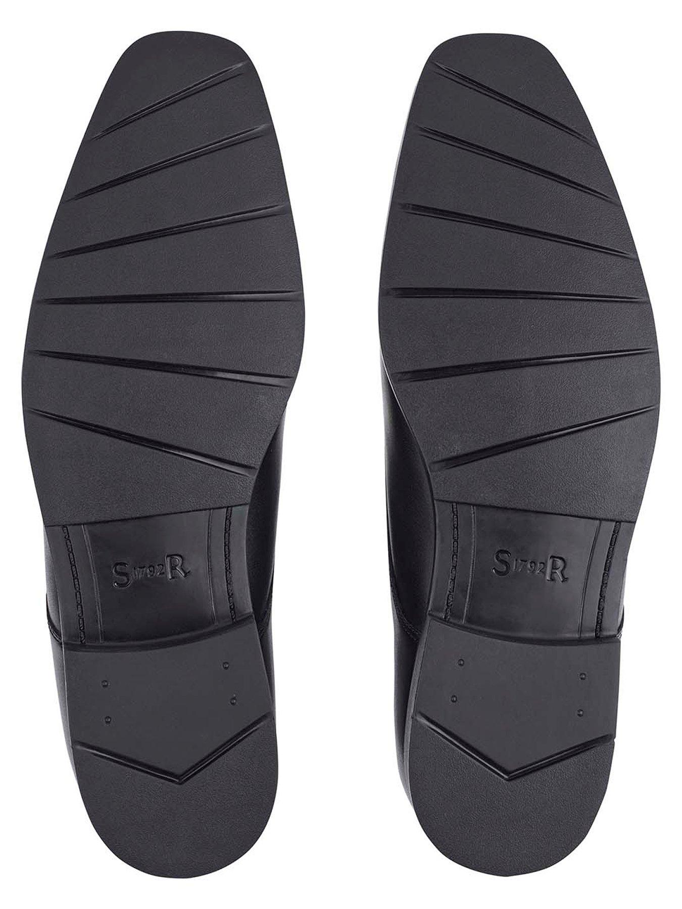 Image 4 of 5 of Start-rite Boys&nbsp;Academy Leather Smart Lace Up School Shoes - Black