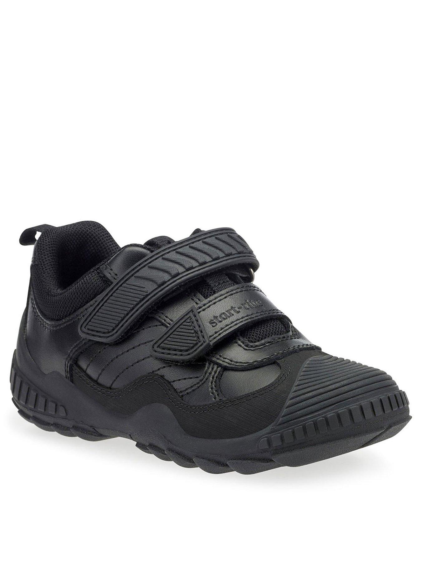 Start-rite Boys Extreme School Shoes - Black Leather | very.co.uk