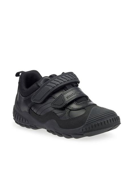 start-rite-boysnbspextremenbspleather-double-riptape-durablenbspschool-shoes-black